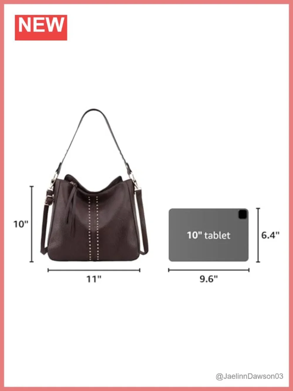 Hobo Bag for Women Crossbody Purse Shoulder Handbag Faux Leather
